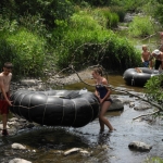  Activité sur la rivière Ferrée à la nouvelle halte: Le Méandre