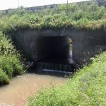  Ponceau de Pierreville, chute, avant les travaux