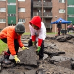  Journée de dépavage à la Place Saint-Martin à Laval