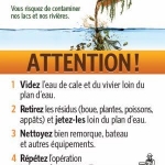  Campagne Ne trainez pas vos bibittes de lac en lac!