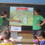  Visite de la patrouille dans une école primaire